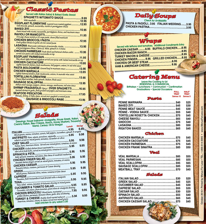 Menu for Bravo Pizza of Glen Mills and Avalon PA